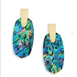 Kendra Scott Aragon Abalone Shell Earrings in Gold